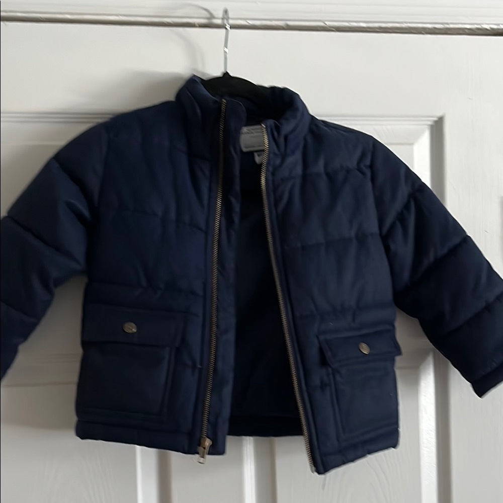 Janie and Jack Blue Puffer Jacket..